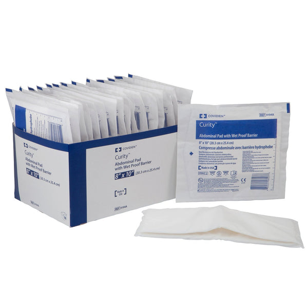Covidien Kendall Waterproof Abdominal Pad 8" x 10" 9194A