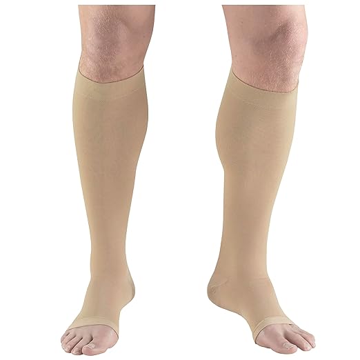 Activa Anti Embolism Knee High Open Toe 18mmHg Beige