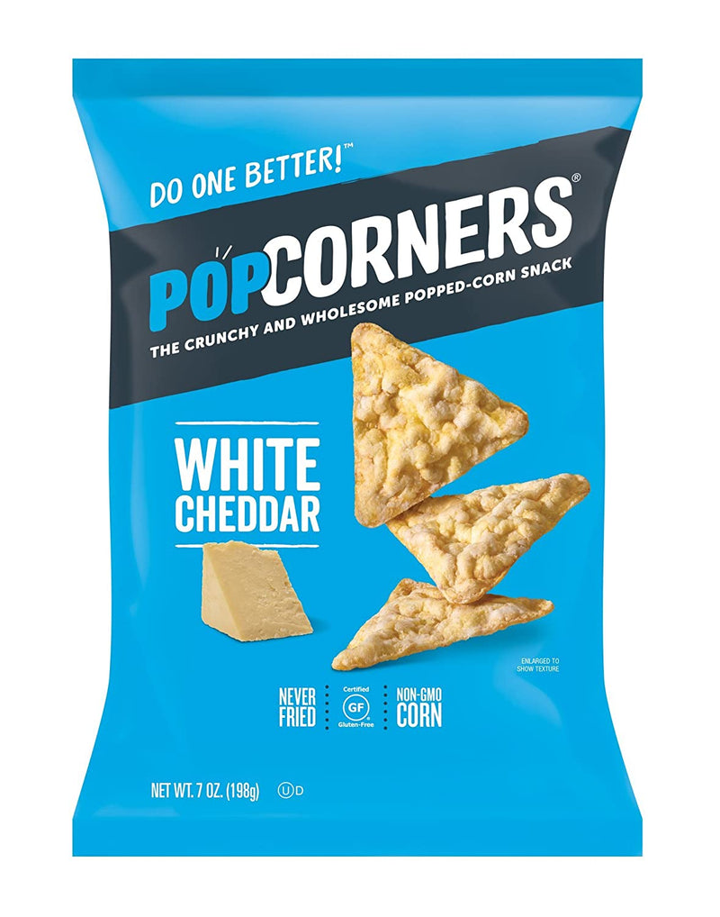 POPCORNERS WHITE CHEDDAR 7 Oz