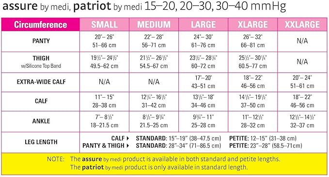 Mediven Assure Knee High 20-30mmHg Closed Toe Black