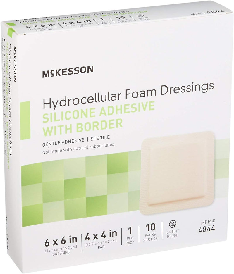 McKesson Hidrocellular Foam Dressing 6" x 6" 10ct  4864