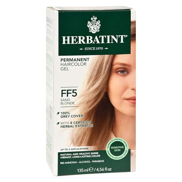 Herbatint Permanent Hair Color Sand Blonde FF5 4.5Oz