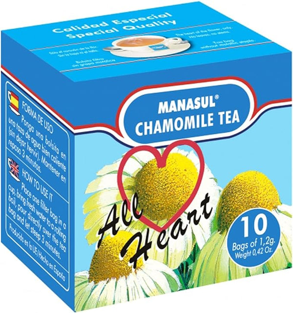 Manasul Chamomile Tea Bags 10ct