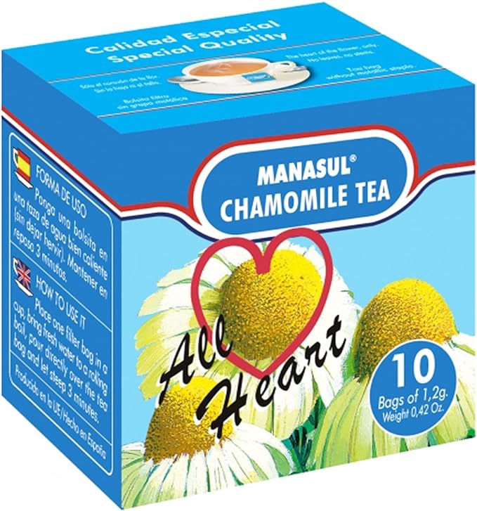 Manasul Chamomile Tea Bags 10ct