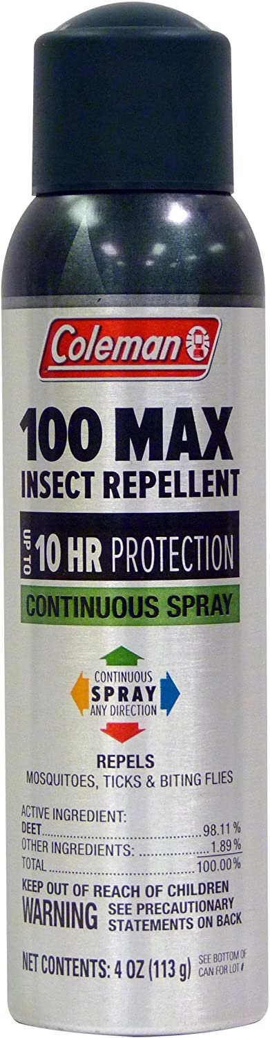 Coleman 100 Max Insect Repelent Spray 4oz