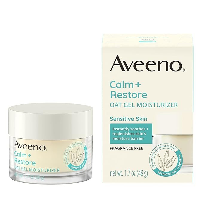 Aveeno Calm + Restore Oat Gel Moisture 1.7Oz
