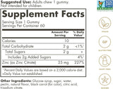 Solgar Zinc 25 mg Gummies 60 ct