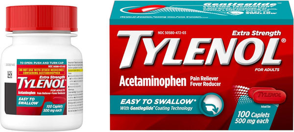 Tylenol Extra Strenght 500mg Caplets 100ct