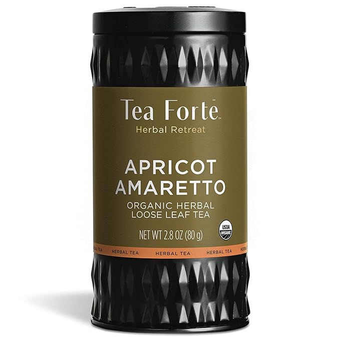 Tea Fortee Apricot Amaretto Organic Loose Tea 2.82 oz – Locatel Health ...