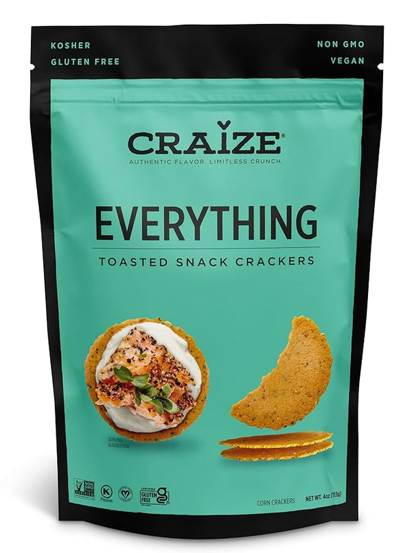Craize Everything Toasted Corn Crisps 4Oz