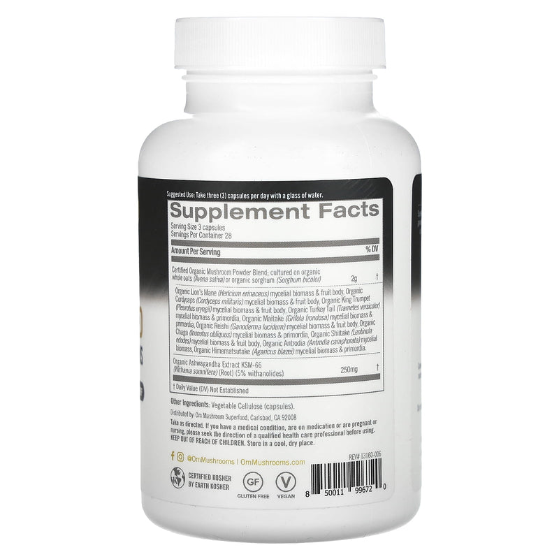 Om Mushroom Master Blend Capsules 80ct