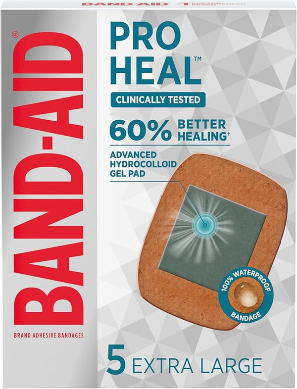 Band-Aid Pro Heal Hydrocolloid Bandages Extra Large 5ct