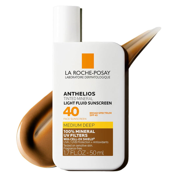La Roche-Posay Anthelios Tinted Sunscreen SPF 40+, Broad Spectrum SPF + Antioxidants
