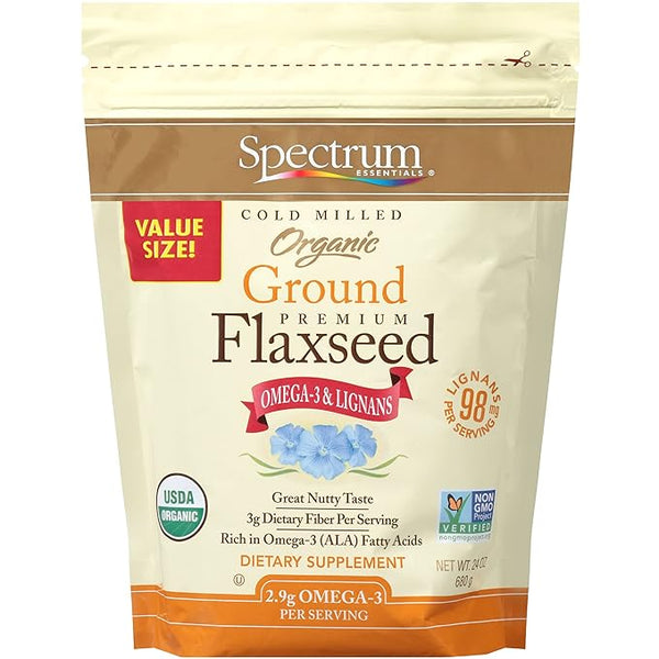 Spectrum Essentials Organic Ground Flaxseed 14oz