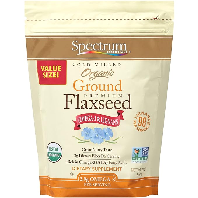 Spectrum Essentials Organic Ground Flaxseed 14oz
