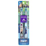 Oral-B, Toothbrush, Extra Soft, 3+ Years,Assorted Pixar Characters, 2 Toothbrushes