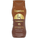COPPERTONE TANNING LOTION 15 SPF 8 Oz