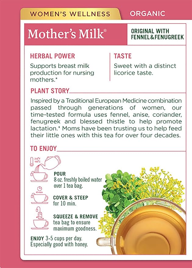Traditional Medicinals Mother's Milk Tea 16ct
