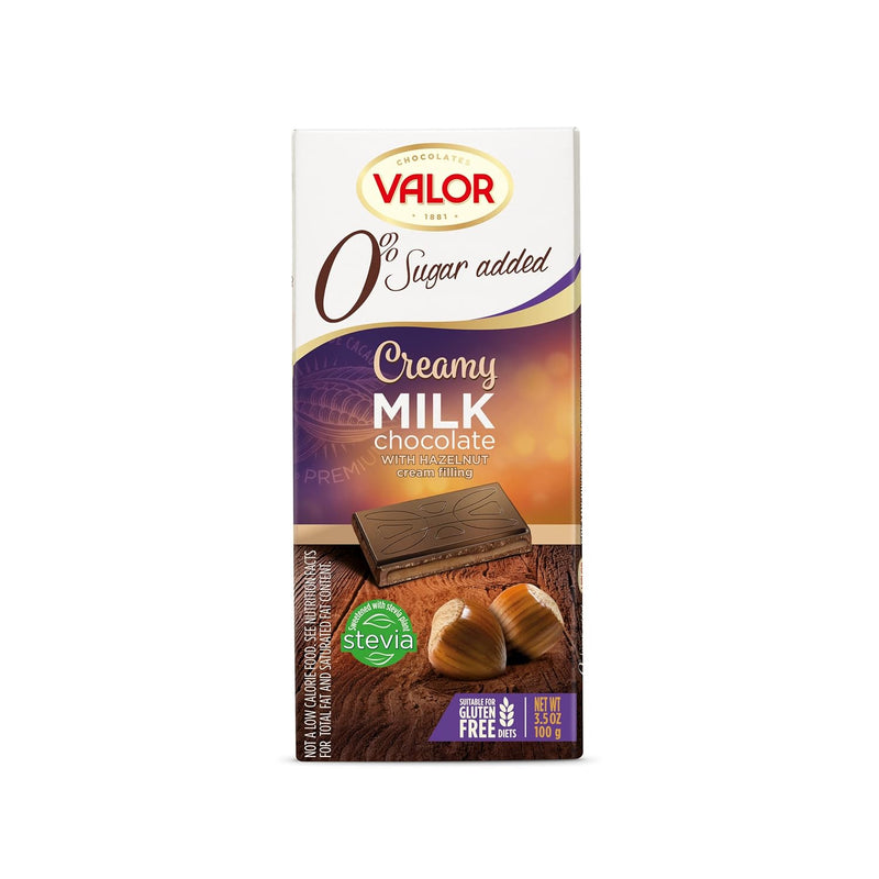 Valor Milk Chocolate Creamy Hazelnuts 3.5Oz