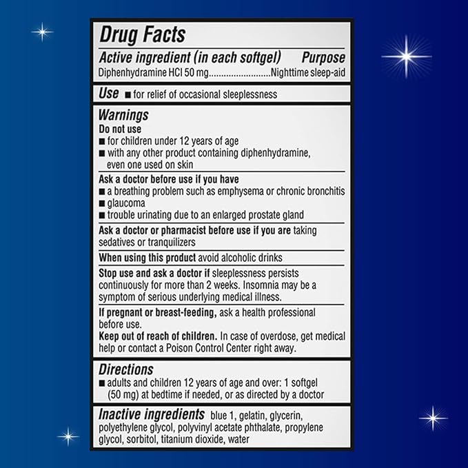 Unisom Nigttime Sleepgels Aid Softgels 16CT
