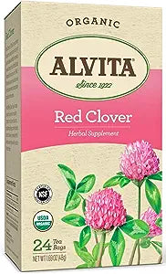 Alvita Organic Red Clover Tea Bags 24ct