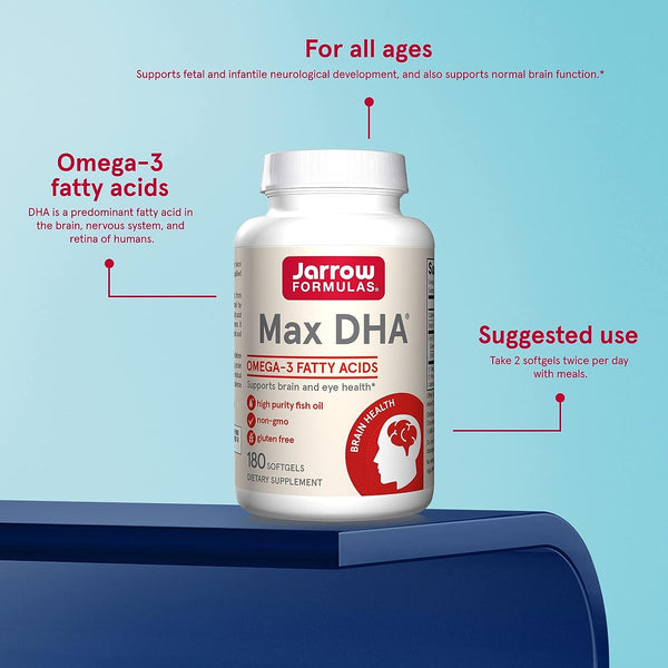 Jarrow Formulas Max DHA Softgels