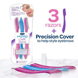 SCHICK HYDRO SILK TOUCH UP RAZOR X 3
