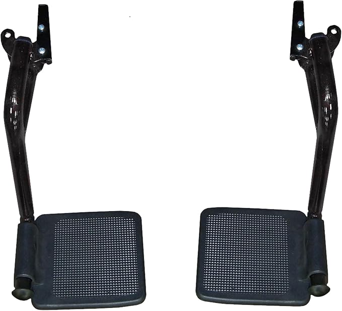 Drive Footrests Set For 10950f Black (Pair)