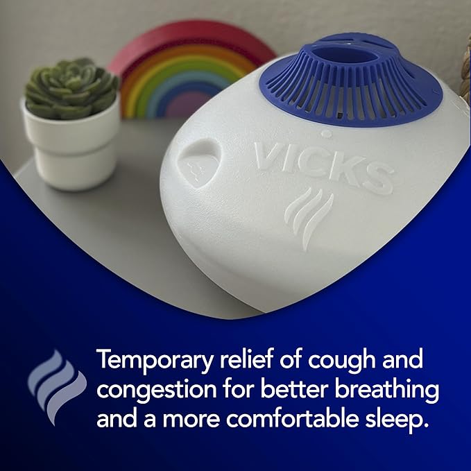 Vicks Warm Steam Vaporizer With Night Light 1.5Gal.
