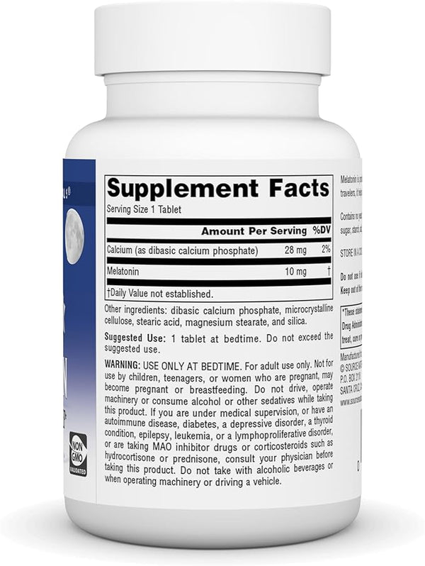 Fuente Naturals Melatonin 10 mg tabletas 240ct