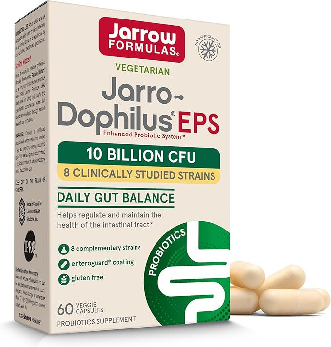Jarrow Formulas Jarro-Dophilus EPS Vegetable Capsules