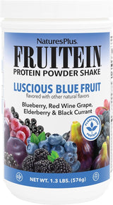 Nature's Plus Fruitein Luscious Blue Fruit Plant Based Protein Shake 1.35lb