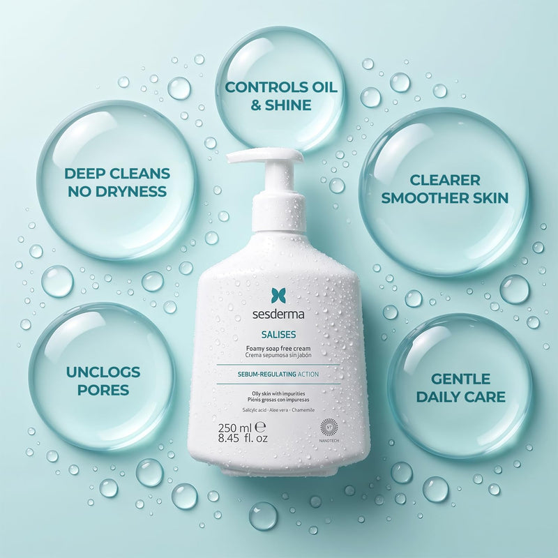 Sesderma Salises Foamy Soap-Free Cream 250ml
