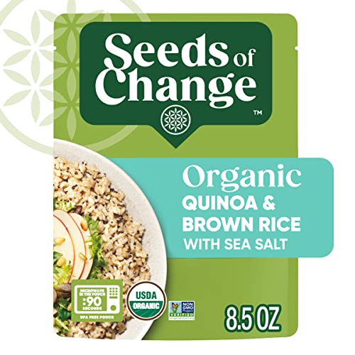 Seeds of Change Brown Sea Salt Quinoa Rice 8.5 Oz