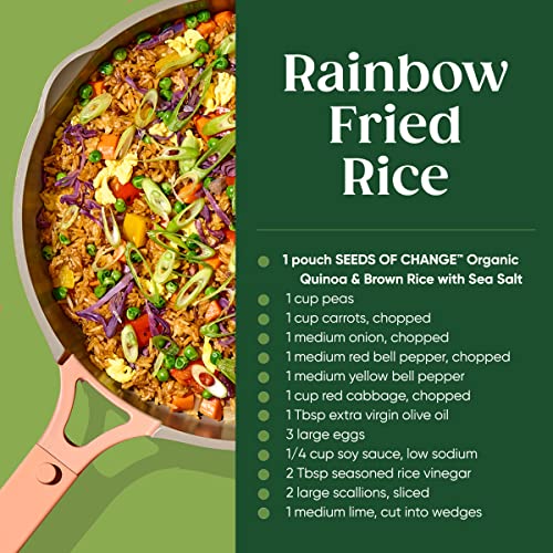 Seeds of Change Brown Sea Salt Quinoa Rice 8.5 Oz