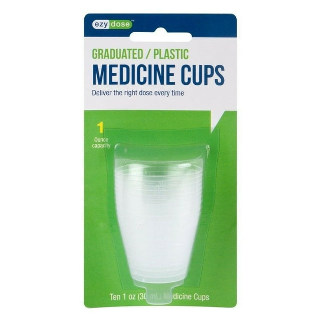 Tazas de medicina de dosis ezy desechables 1oz