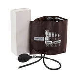 McKesson Lumeon Blood Pressure Cuff and Bulb Nylon Cuff X-Large Cuff Brown 40 - 66 Cm Thigh McKesson Brand 01-865-13TBRGM 1 Count