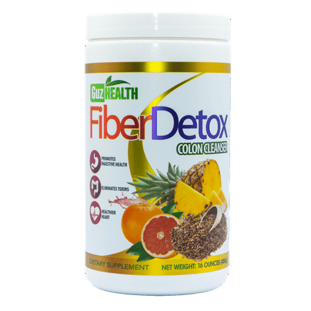 GuzHealth Colon Cleanser Fiber Detox Supplement