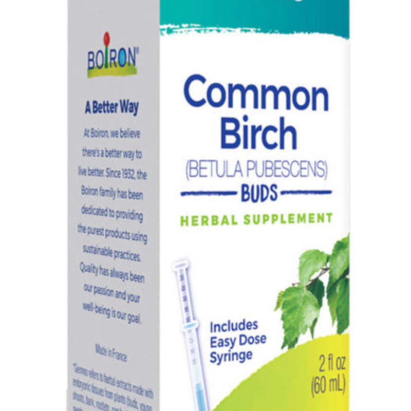 Boiron Gemmo Common Birch Buds Herbal Supplement Liquid, 2 fl oz