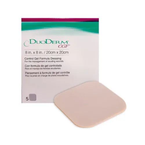 Convatec DuoDERM CGF Hydrocolloid Dressing 8" x 8" 5ct
