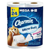 Charmin Ultra Soft Toilet Paper 6 Mega Rolls