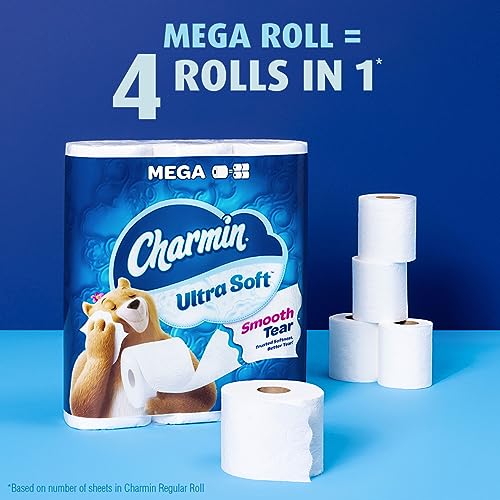 Charmin Ultra Soft Toilet Paper 6 Mega Rolls