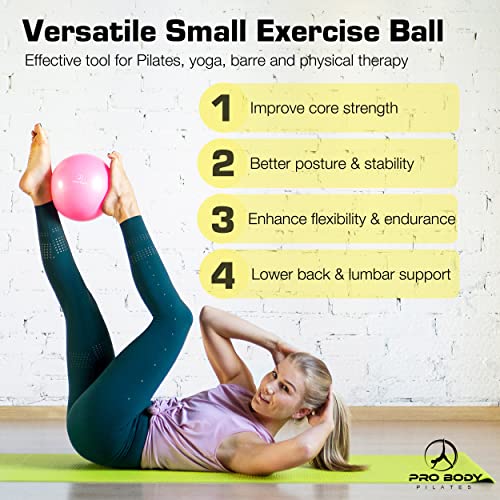 ProBody Pilates Mini Exercise Ball, 9 Inch