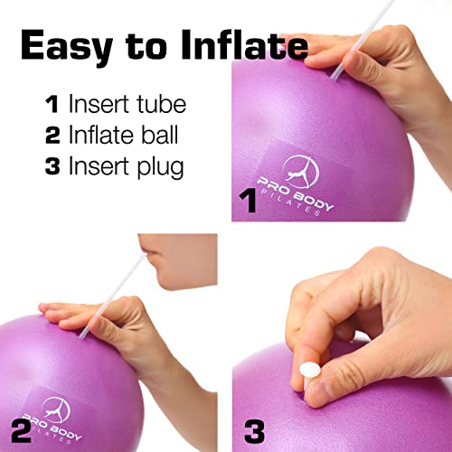 ProBody Pilates Mini Exercise Ball, 9 Inch