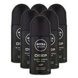 Nivea Men Deep Dark Wood Antiperspirant Roll-On, 50 mL