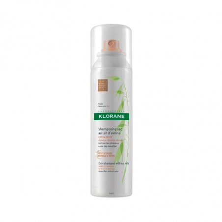 Klorane Dry Shampoo with Oat Milk for Dark Hair, 50 ml