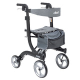 Drive Medical Nitro 4-Wheel Rollator Walker, Tall, Black, 1 Each