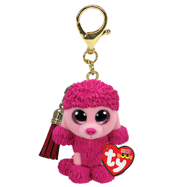 Ty The Mini Boos Patsy Pink Doddle Key Chain 25073