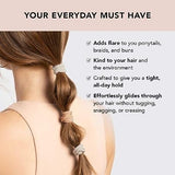 Kitsch Thick Elastic Hair Ties No Damage with Glitter 12pcs Neutral)