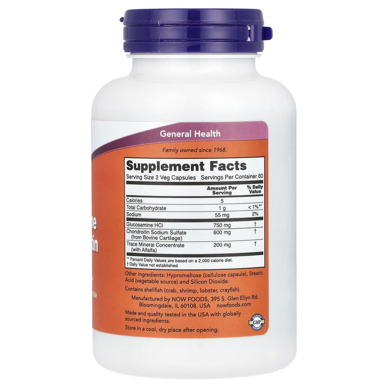 Now Glucosamine & Chondroitin Trace Mins